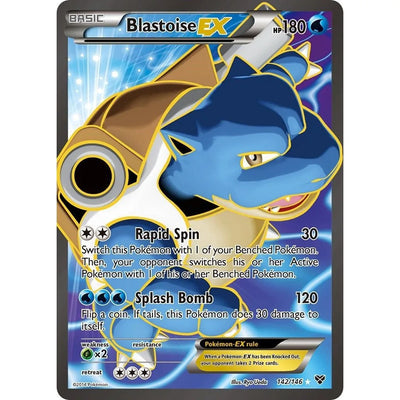 Blastoise EX (142 Full Art) (142/146) (XY)