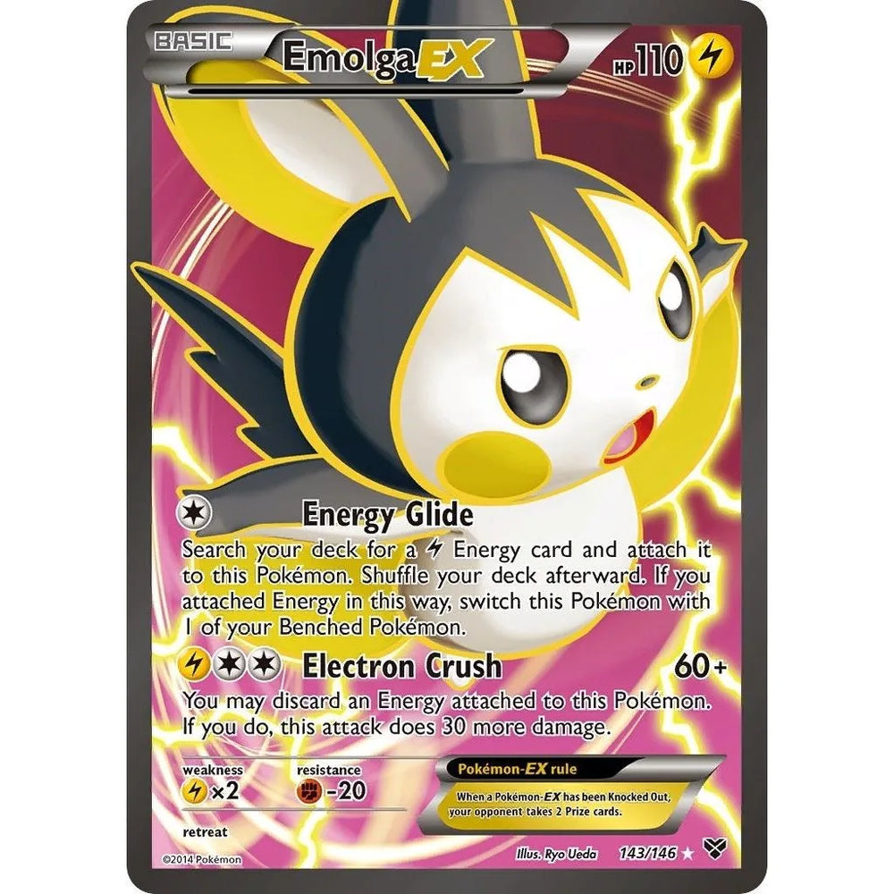 Emolga EX (143 Pleine Art) (143/146) (XY)