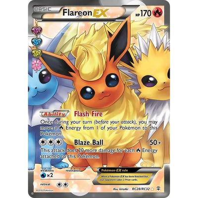 Flareon EX (Full Art) (RC28/RC32) (GEN)