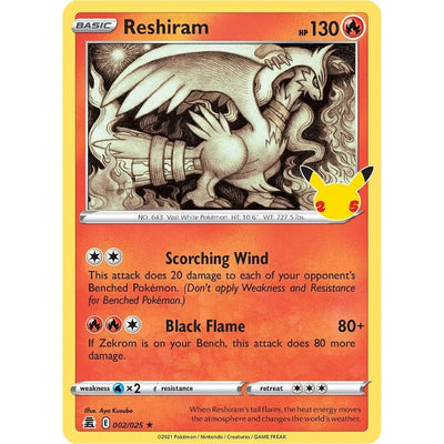 Reshiram (002/025) (CLB)