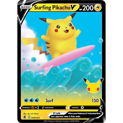 Surfing Pikachu V (008/025) (CLB)
