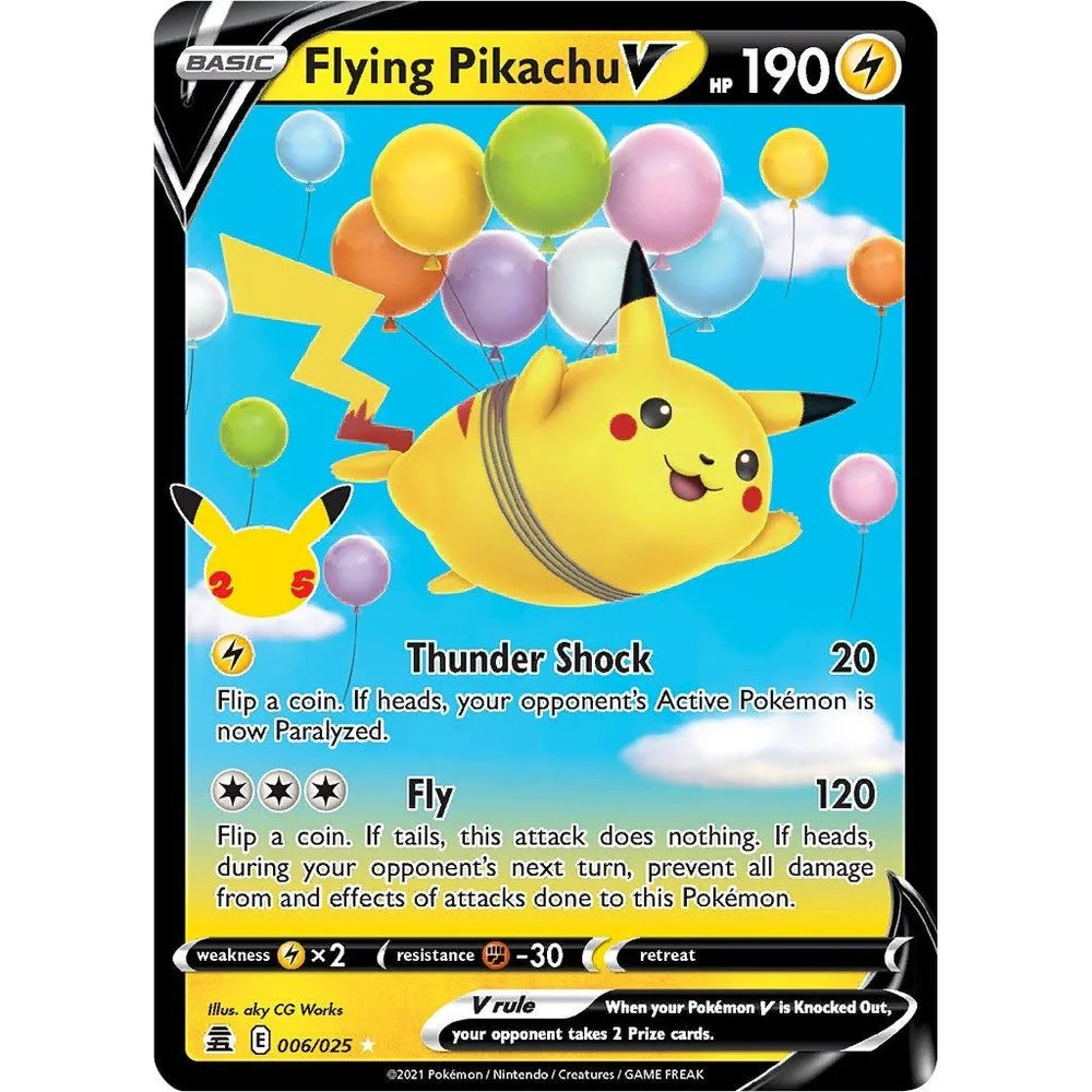 Pikachu Volant V (006/025) (CLB)