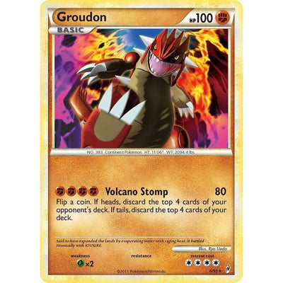 Groudon (6/95) (CL)