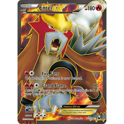 Entei EX (103 Full Art) (103/108) (DEX)