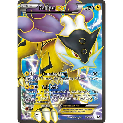 Raikou EX (105 Full Art) (105/108) (DEX)