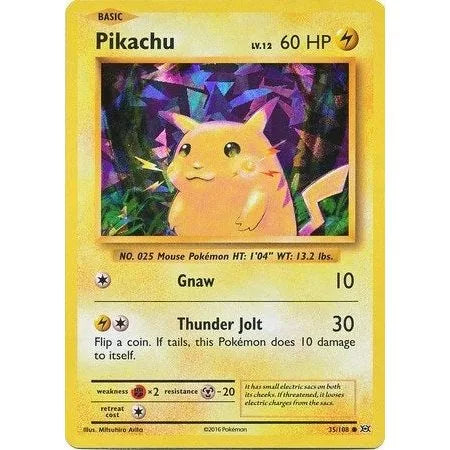 Pikachu - 35/108 (Cracked Ice Holo) (035/108) (PR)