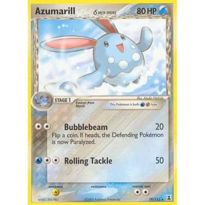 Azumarill (Espèce Delta) (19/113) (DS)