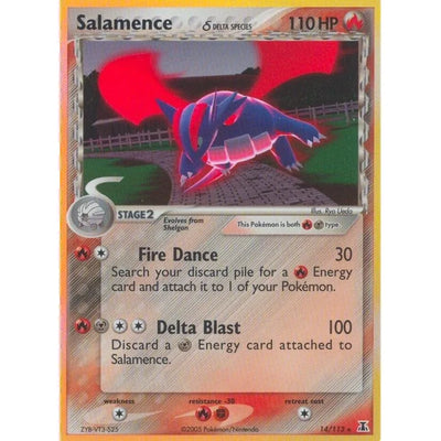 Salamence (Espèce Delta) (14/113) (DS)