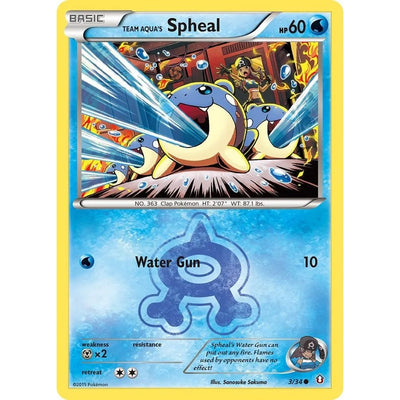 Team Aqua's Spheal (3/34) (DCR)