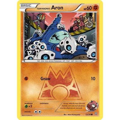 Team Magma's Aron (12/34) (DCR)