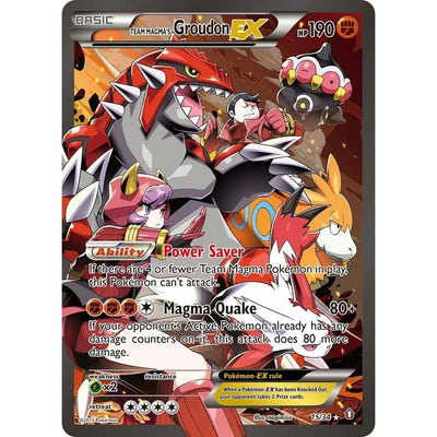 Team Magma's Groudon EX (15/34) (DCR)