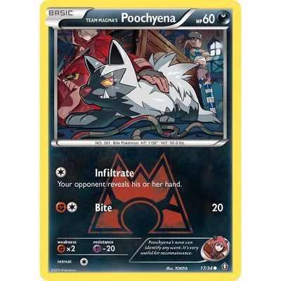 Team Magma's Poochyena (17/34) (DCR)