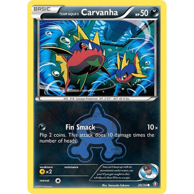 Carvanha de l'Équipe Aqua (20/34) (DCR)