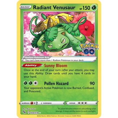 Radiant Venusaur (004/078) (PGO)