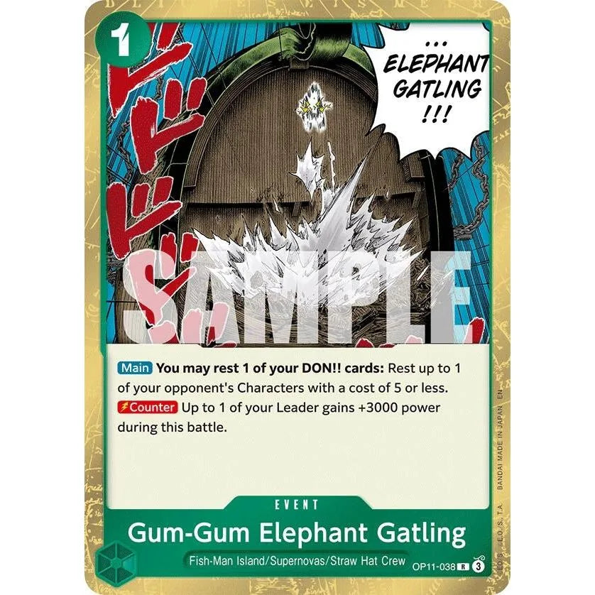 Élphant Gatling Gum-Gum (OP11-038) (OP11)