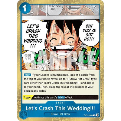 Let's Crash This Wedding!!! (OP11-060) (OP11)