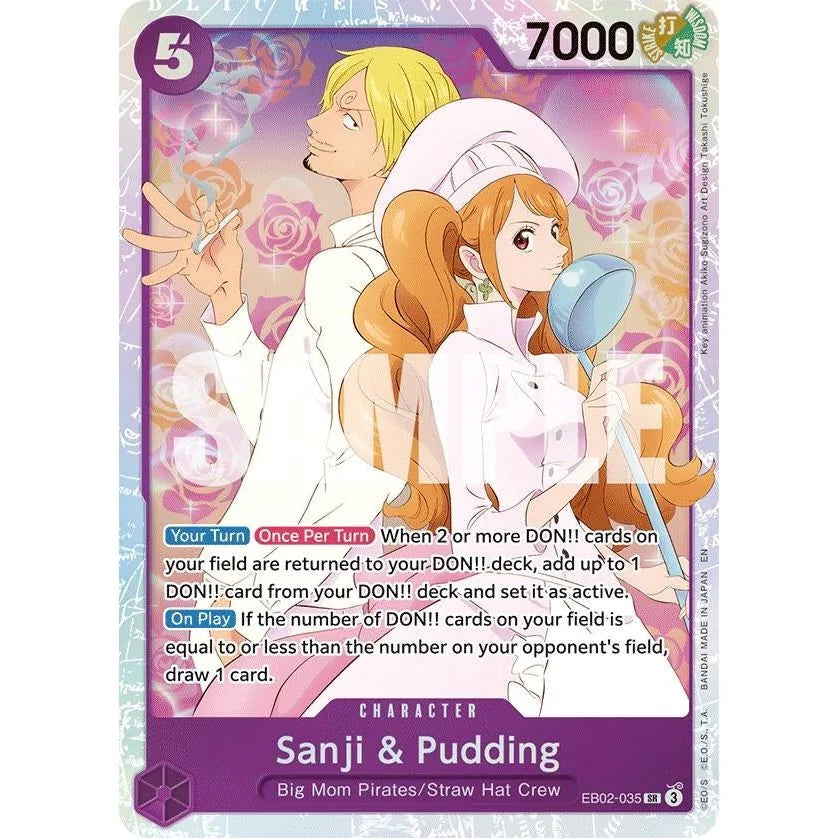 Sanji & Pudding (EB02-035) (EB-02)