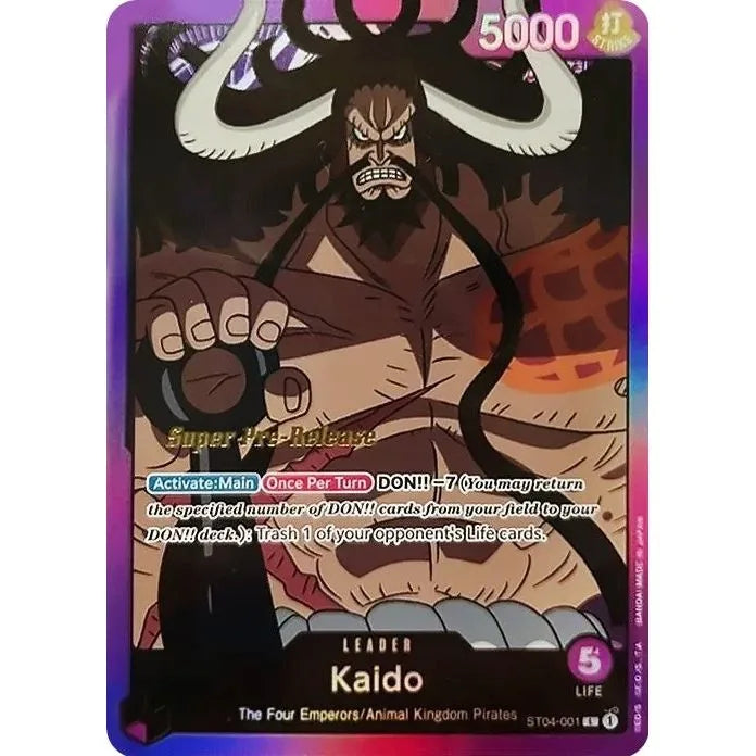 Kaido (001) (ST04-001) (ST-04 PRE)