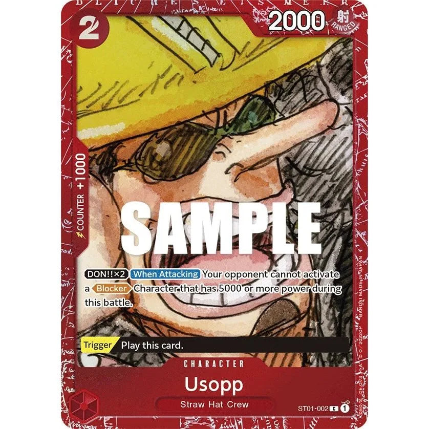 Usopp (Collection de cartes premium - Édition ONE PIECE FILM RED-) (ST01-002) (OP-PR)