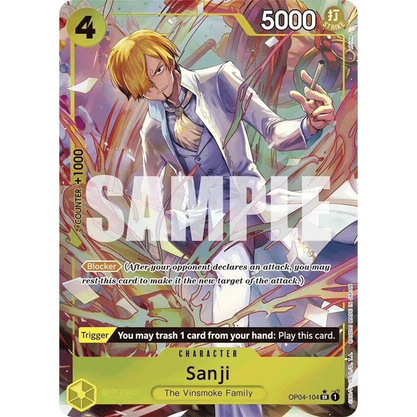 Sanji (OP04-104) (Art alternatif) (OP04-104) (PRB-01)