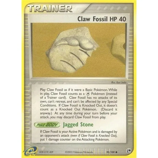 Claw Fossil (90/100) (SS)