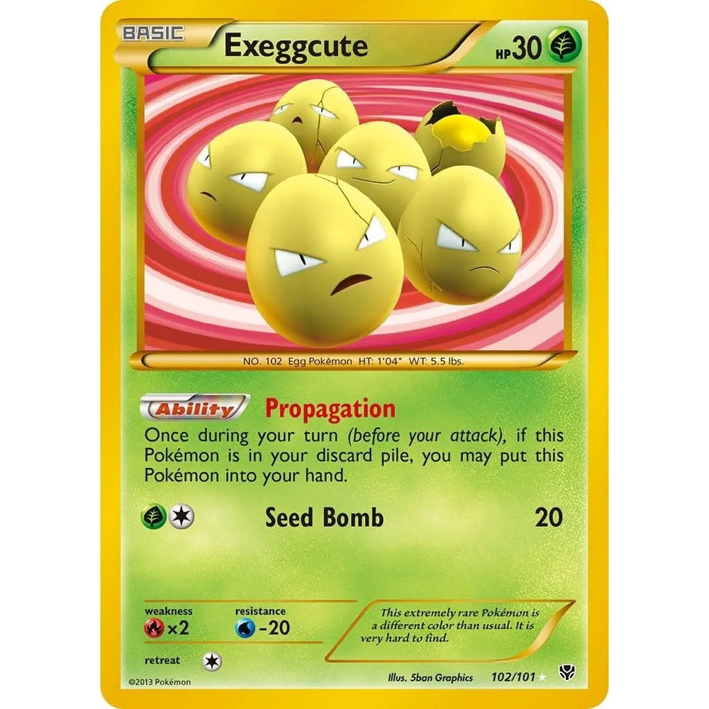 Exeggcute (102 Rare Secrète) (102/101) (PLB)