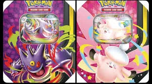 Mega Moonlit Tin - Mega Clefable ex and  Mega Gengar ex