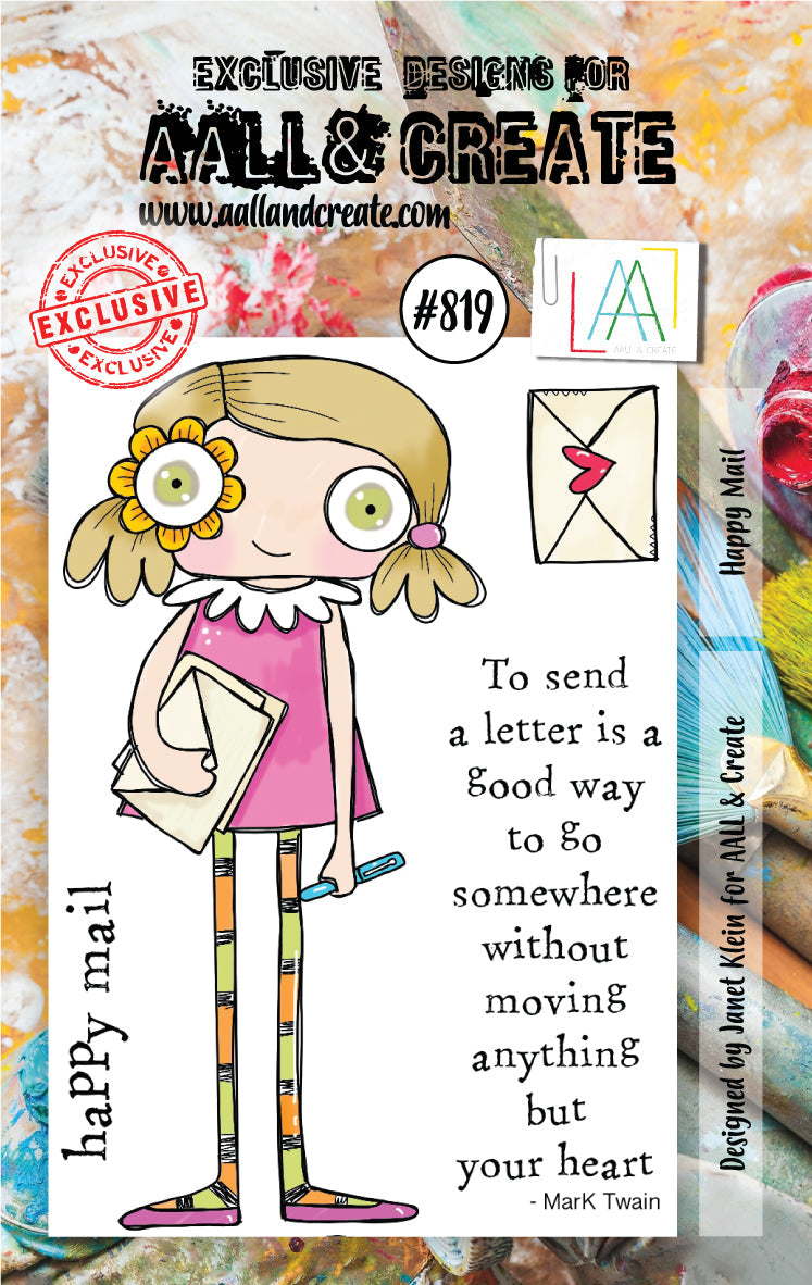 AALL and Create Lot de tampons - 819 - Joyeux courrier
