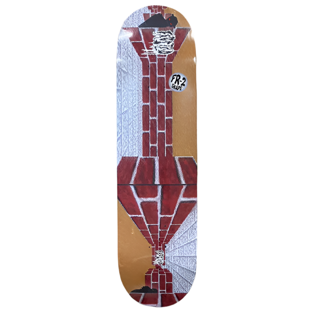 Frosted Skateboards 'Brick Maze' Skate Deck - Red