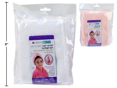 BODICO Serviette Cheveux Microfibre - 82009