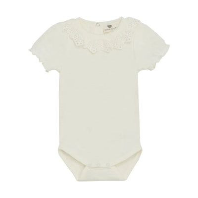 Cache-coupe pour bébé fille Manches Courtes | Egret | En Fant