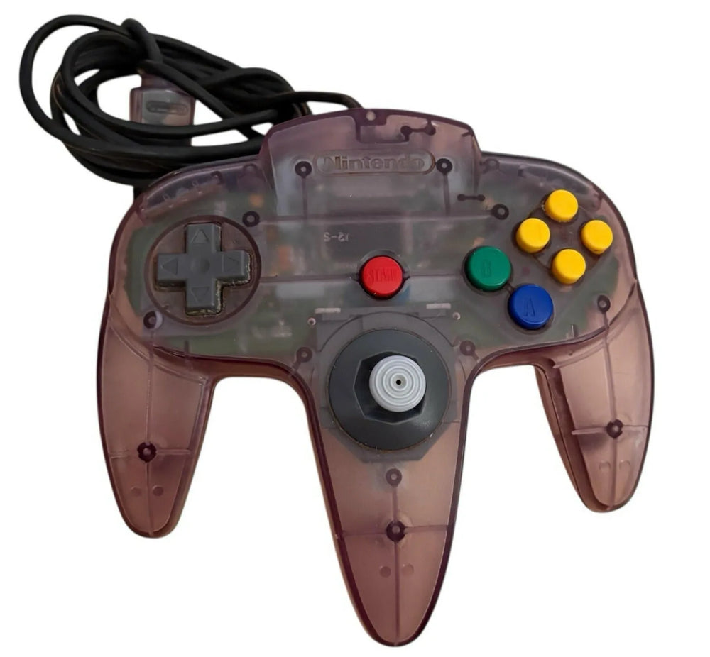 Manette pour N64 Noir translucide
