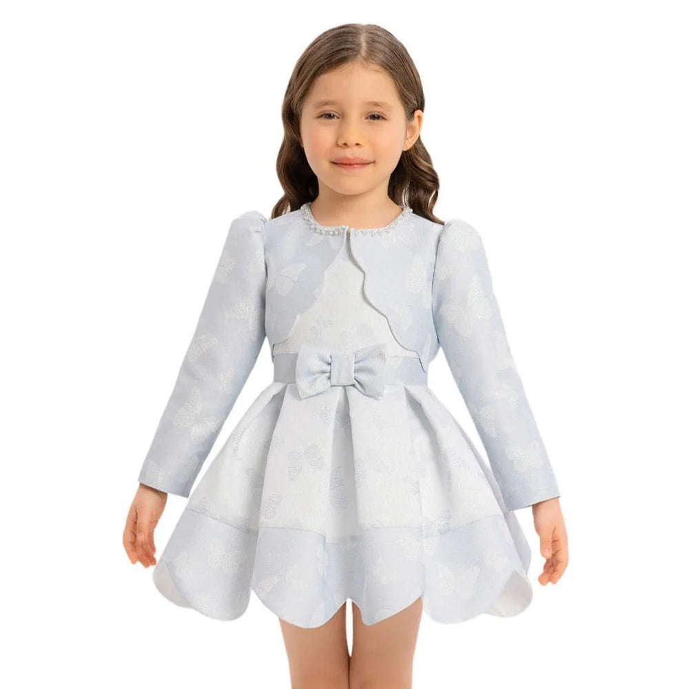 Robe de princesse bleu bébé