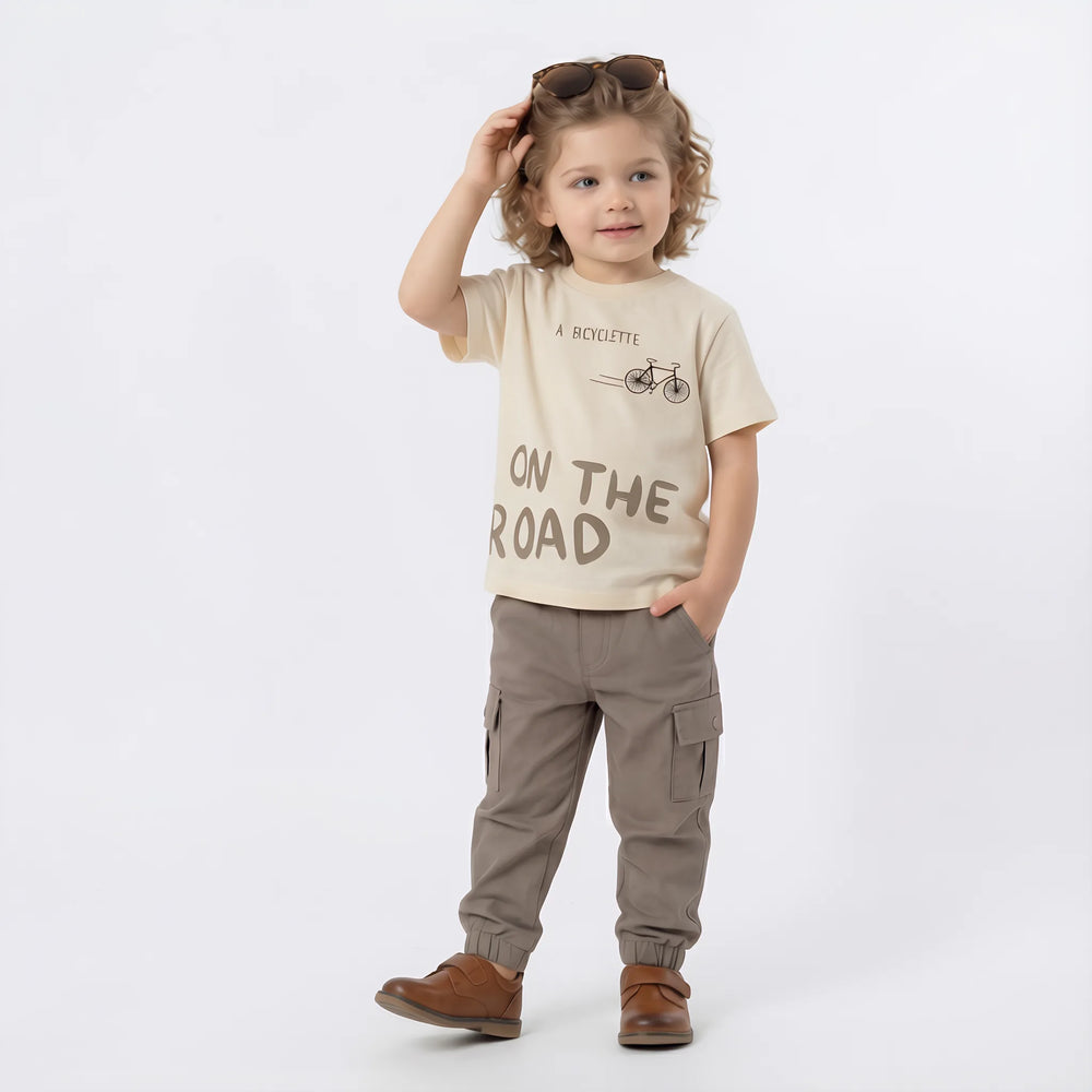 Ensemble de joggings cargo pour jeune cycliste