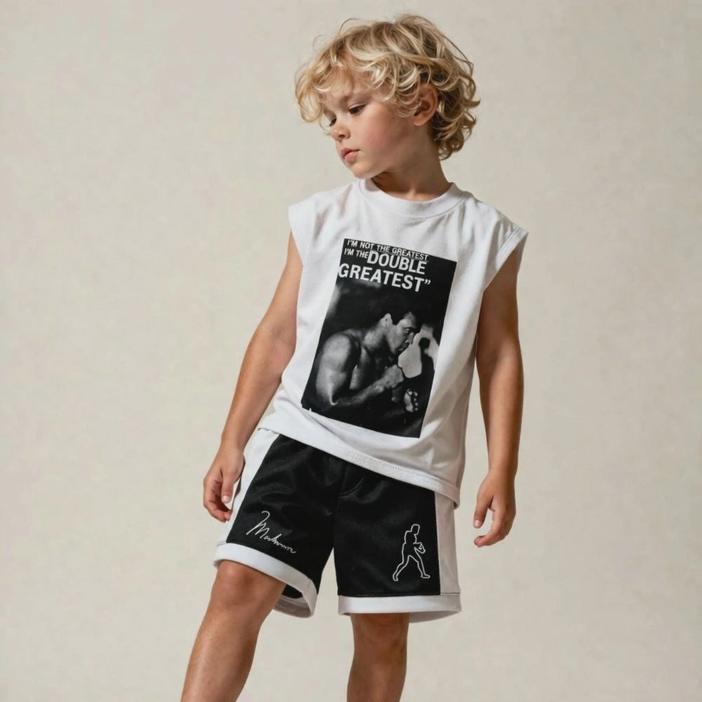 The Greatest Boxer Boys Short Set