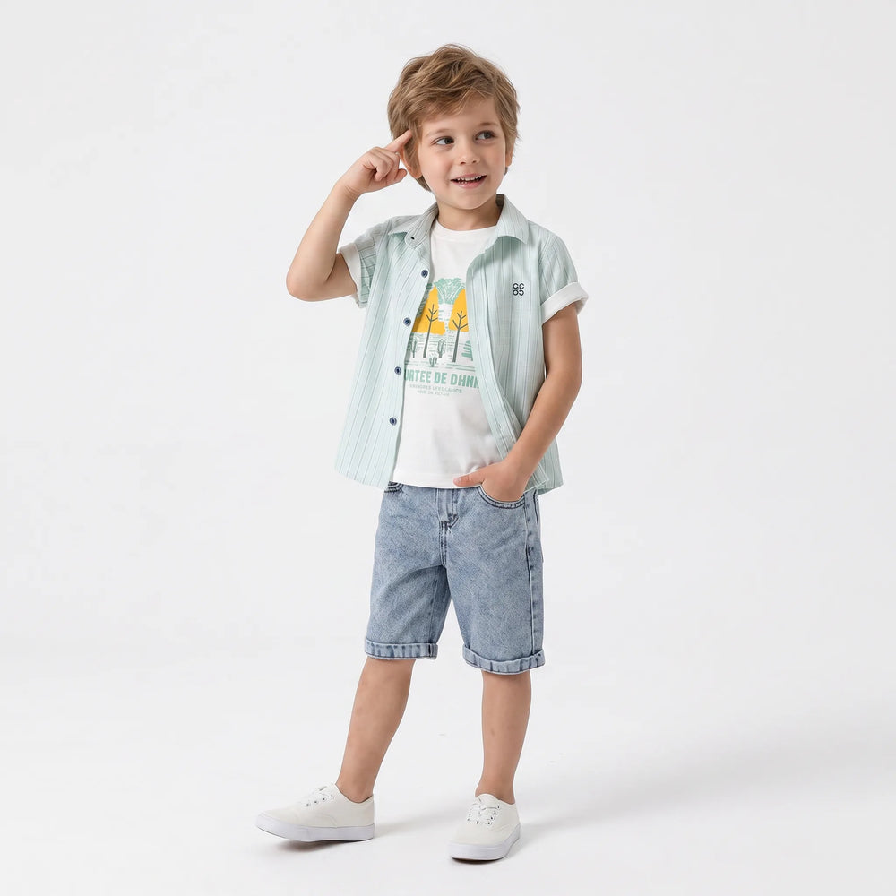 Ensemble Enfant Coastal Enzo en Denim