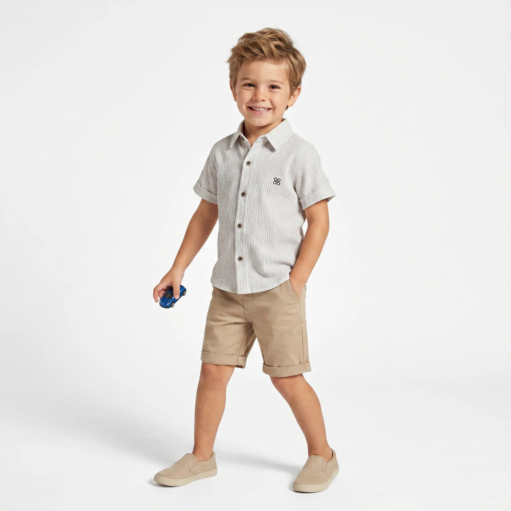 Ensemble Charlie Charm : chemise et short