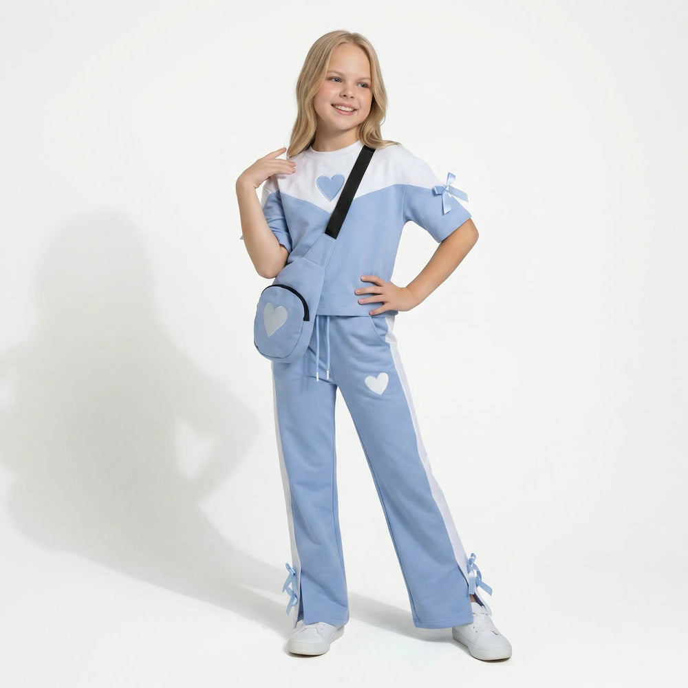 Sky Heart Girls Set & Bag