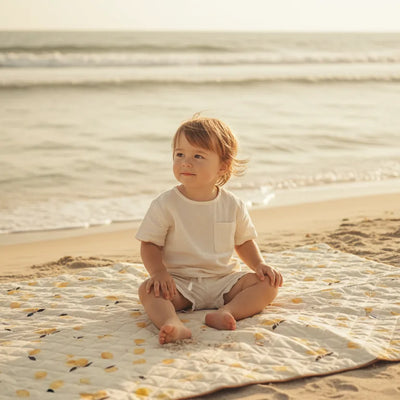 Nappe Plage & Jeux - Citrons