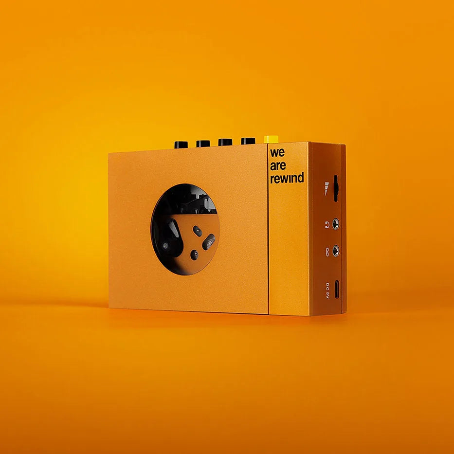 We Are Rewind  - Orange - Portable Cassette Player