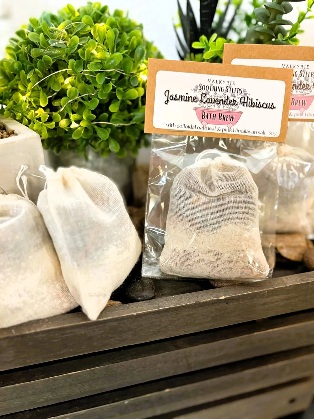 Soothing Steeps Bath Tea - Jasmine Lavender Hibiscus
