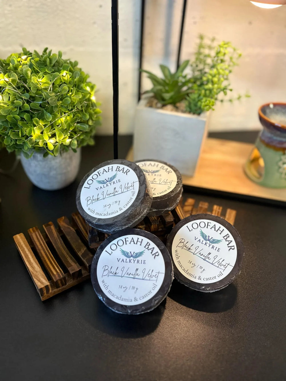 Loofah Cleansing Bar - Black Vanilla Velvet