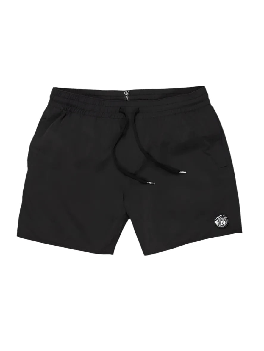 Shorts à taille élastique 'Lido' de Volcom - Noir