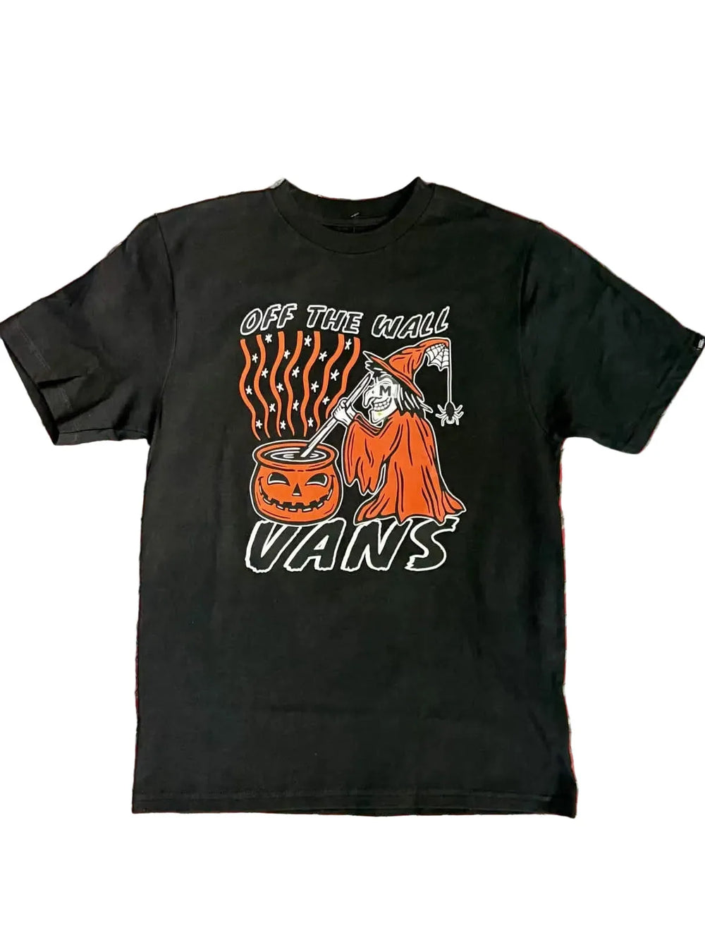 T-shirt Vans 'Citrouille Lumineuse' - Noir (ENFANTS)