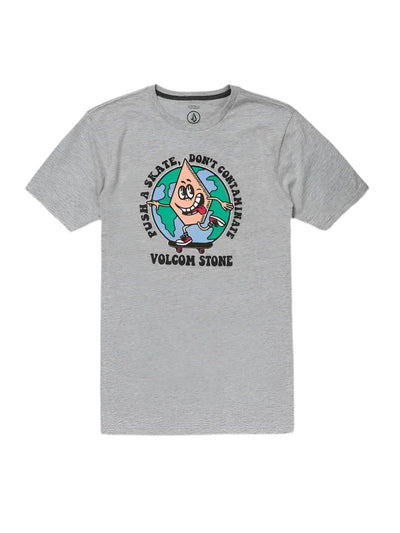 Volcom ‘Don’t Contaminate' Tee - Grey (KIDS)