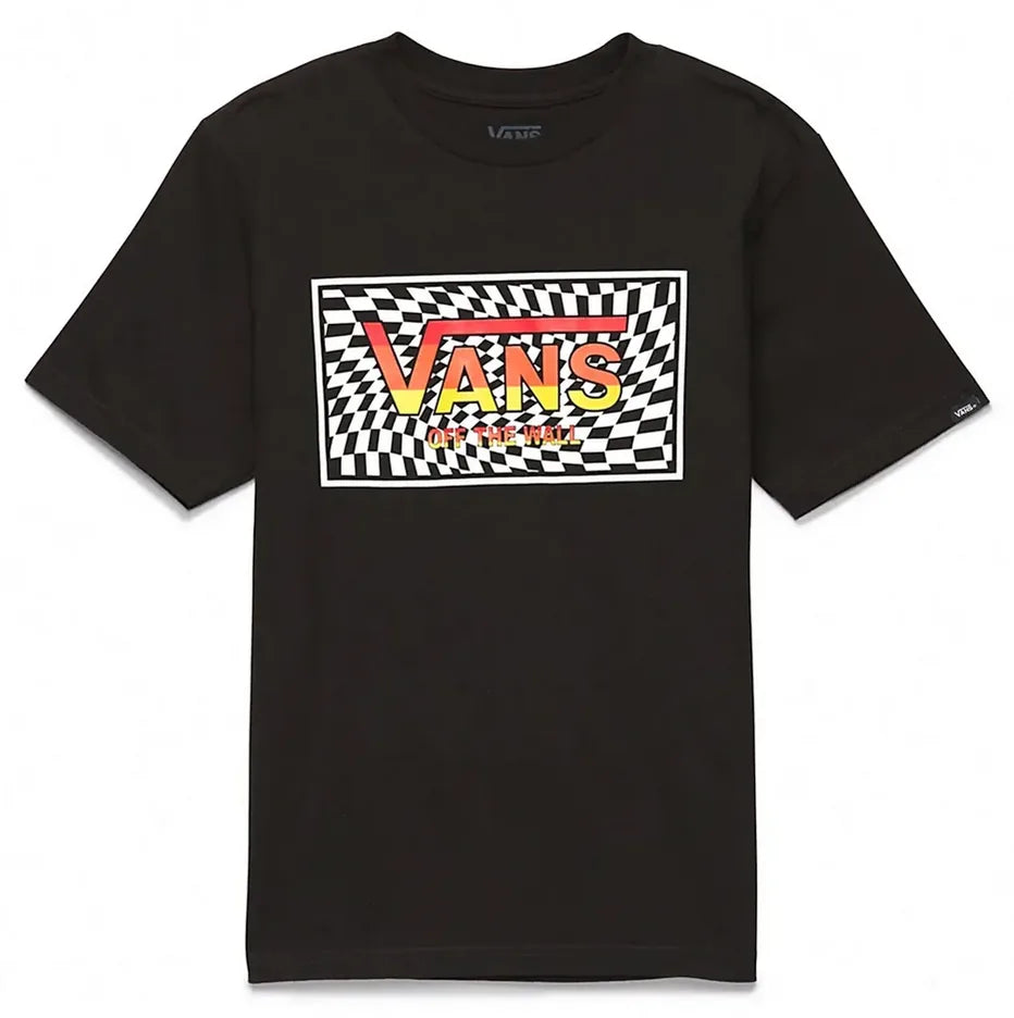 Vans 'Stripe' Tee - Black (KIDS)