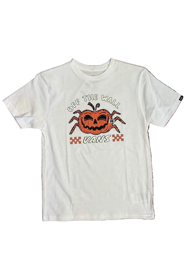 Vans 'Glow Pumpkin' Tee - White (KIDS)