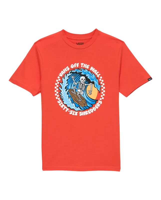 Vans '66 Shredders' Tee - Orange (KIDS)