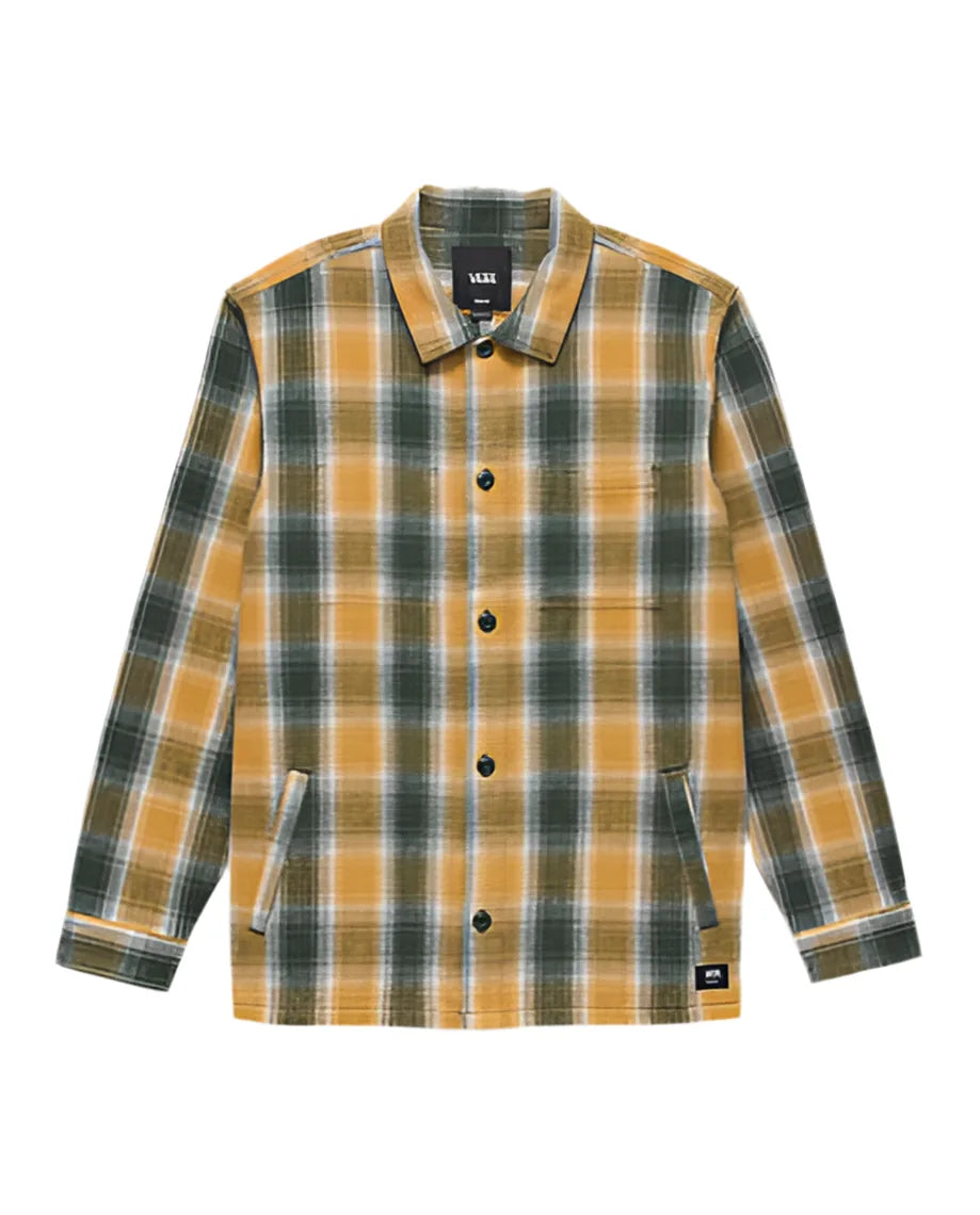 Chemise en flanelle doublée de molleton Vans 'Pemberton' - Forêt profonde/Grive des bois