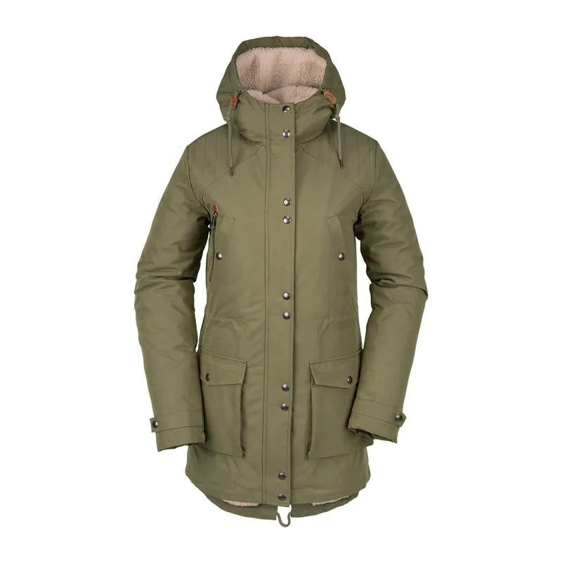Volcom ' Less Is More 5K' Parka- Army (Women’s)